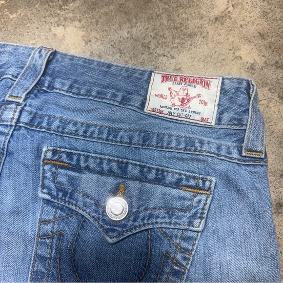 True Religion Joey Cut Off Shorts Made in USA Size 31 - Picture 3 of 6